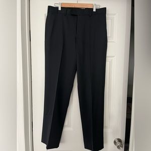 Brooks Brothers Regent black wool dress trouser 34x32